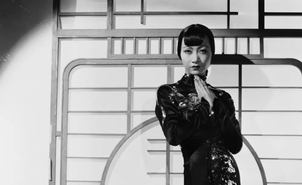 áo dài cổ điển Anna May Wong