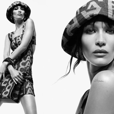 Bella Hadid quảng bá chiến dịch Marc Jacobs Denim Monogram