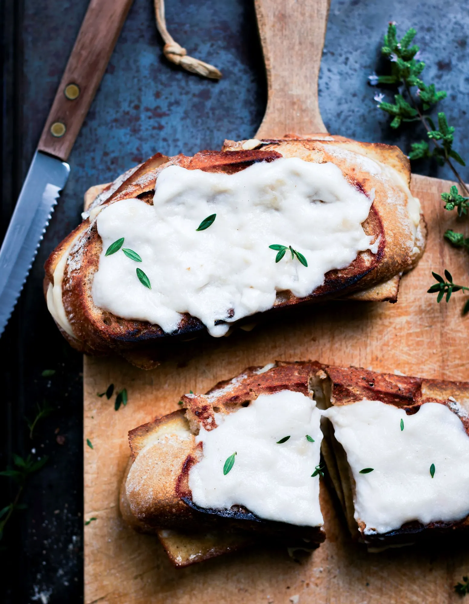 bánh mì kẹp nướng