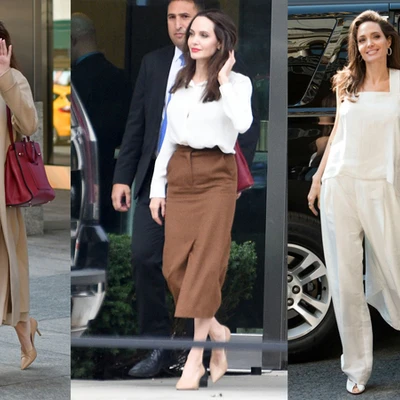 Thời trang đã đưa Angelina Jolie trở lại đúng với đẳng cấp của mình