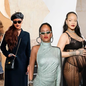 thời trang front row của rihanna