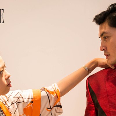 Quang Đại và dàn người mẫu chuyên nghiệp trình diễn tại ELLE Fashion Runway Show 2018