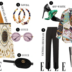 ELLE Style Calendar: Phối đồ sang trọng cùng họa tiết khăn lụa (7/10 - 13/10)