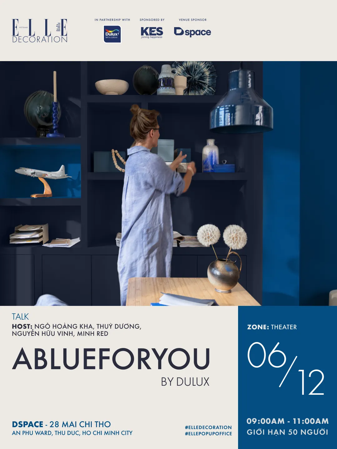 ELLE Decoration sẽ tổ chức đa dạng các hoạt động trong đó có buổi giao lưu chia sẻ cùng các host.
