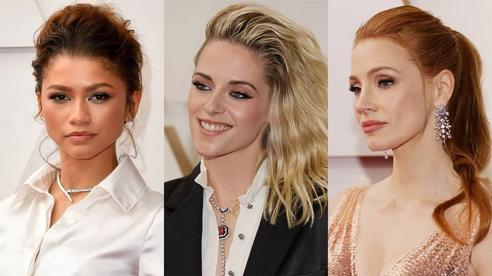 Phong cách làm đẹp của các ngôi sao tại thảm đỏ lễ trao giải Oscar 2022