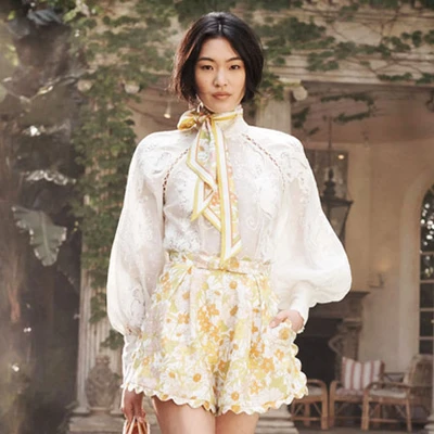 Xu hướng quần hoa ngắn mùa hè 2020 - Zimmermann resort 2020