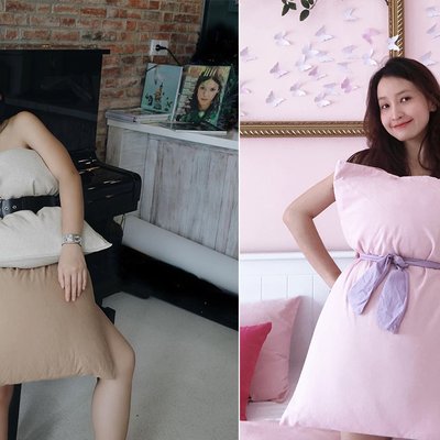 thử thách mạng xã hội pillow challenge kim nhã trần châu bùi