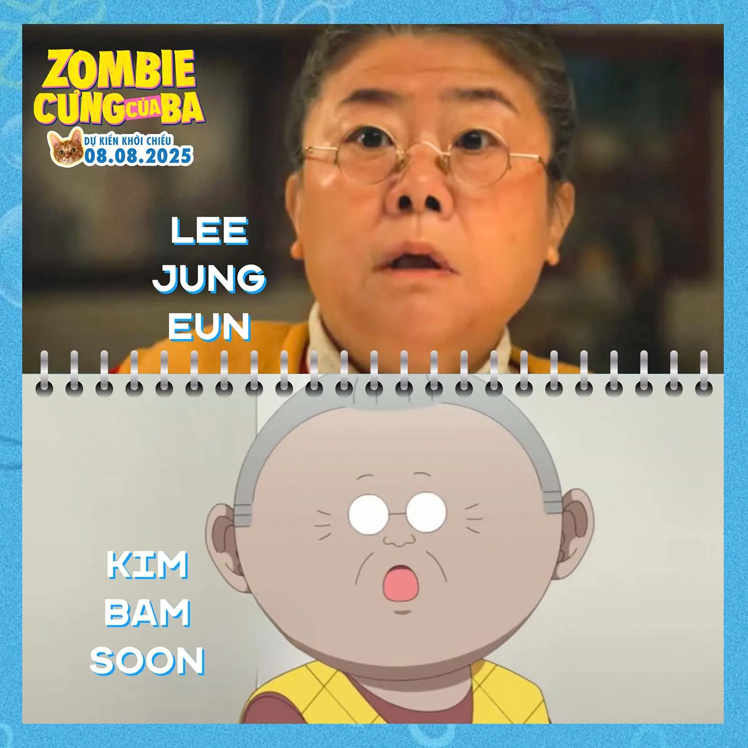 Nữ diễn viên Lee Jung Eun trong vai bà nội Bam Sun Zombie Cưng Của Ba