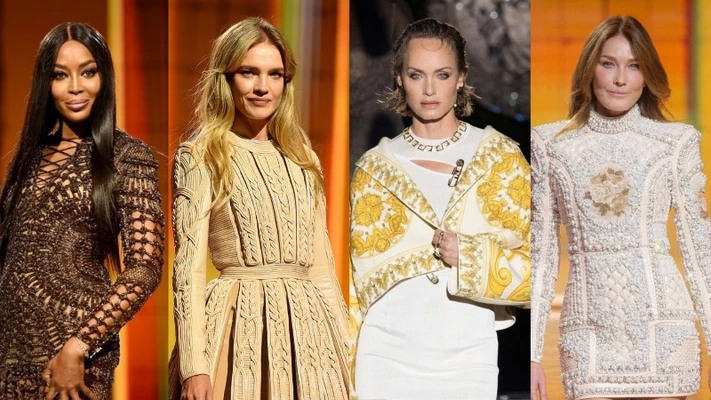 Người mẫu Balmain show 2022