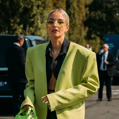 lime green xu hướng thời trang