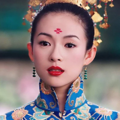 phong cách trang điểm á châu chương tử di 2