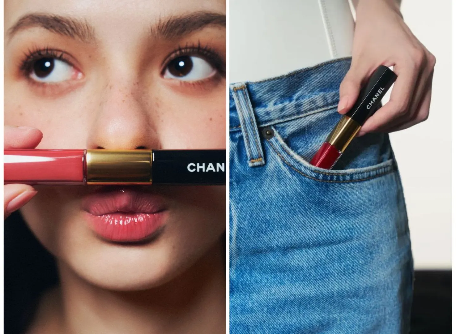 Cận cảnh thỏi son Chanel Le Rouge Duo Ultra Tenue sắc Endless Pink.