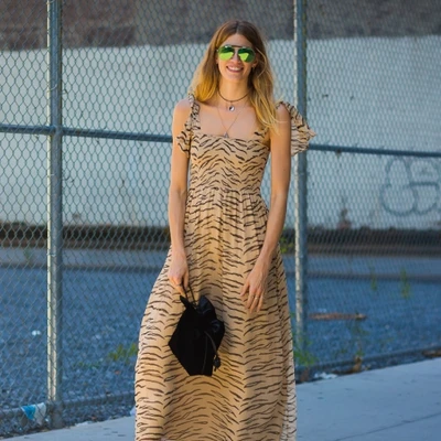 Những bản phối trẻ trung với trang phục họa tiết da động vật