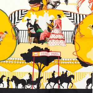 Các hoa văn tuyệt đẹp trên chiếc khăn lụa Hermes nghìn đô 1996 - Feria de Sevilla