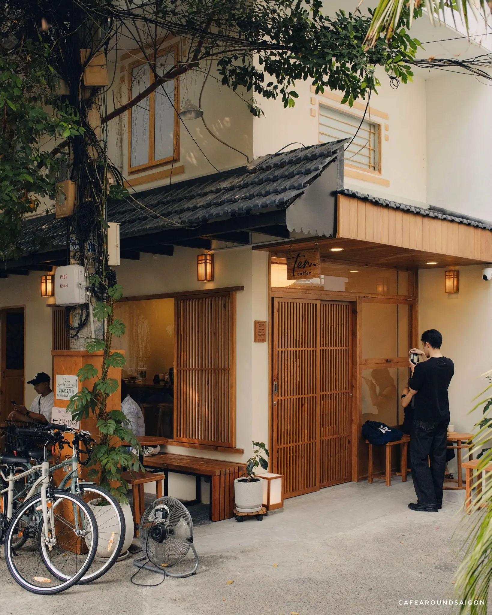 ten coffee địa điểm cafe tháng 7