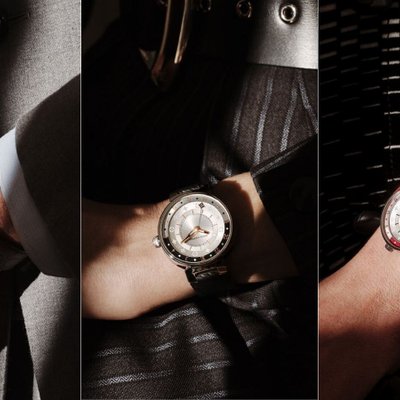 bst đồng hồ louis vuitton tambour moon dual time