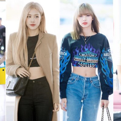những gợi ý mặc crop top đến từ blackpink