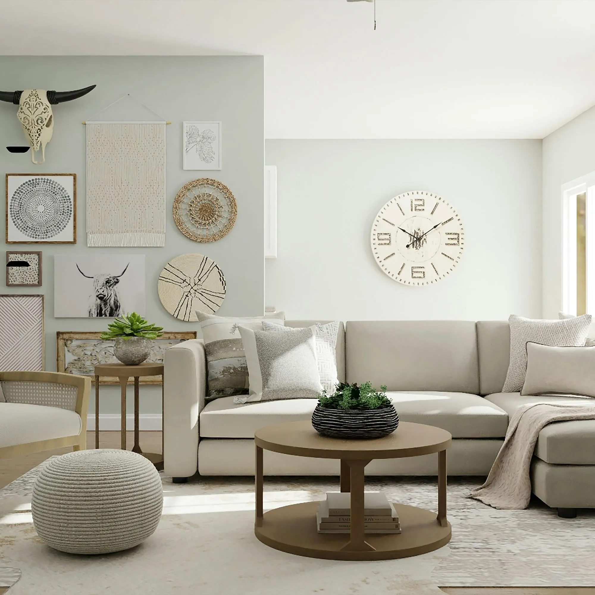 phòng khách hiện đại elle