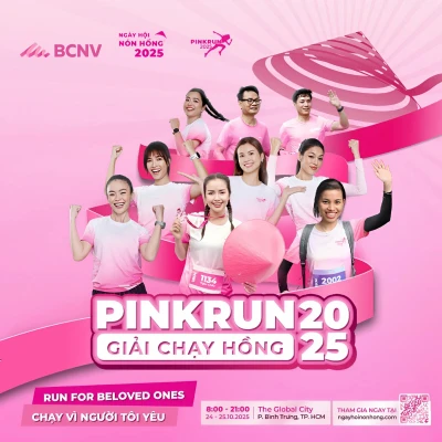 Giải Chạy Hồng 2025 - Chạy vì người tôi yêu