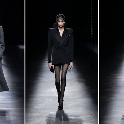 BST Saint Laurent Thu - Đông 2019: Sức quyến rũ từ bờ vai kiêu hãnh