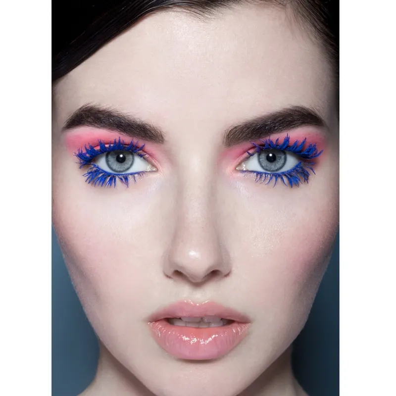 mascara màu xanh