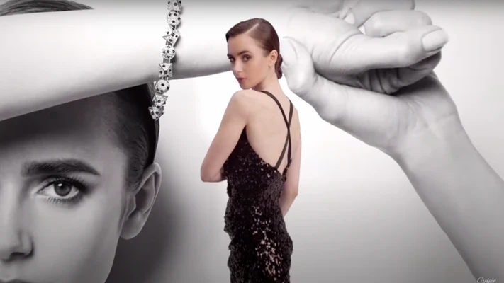Lily Collins đại diện Cartier