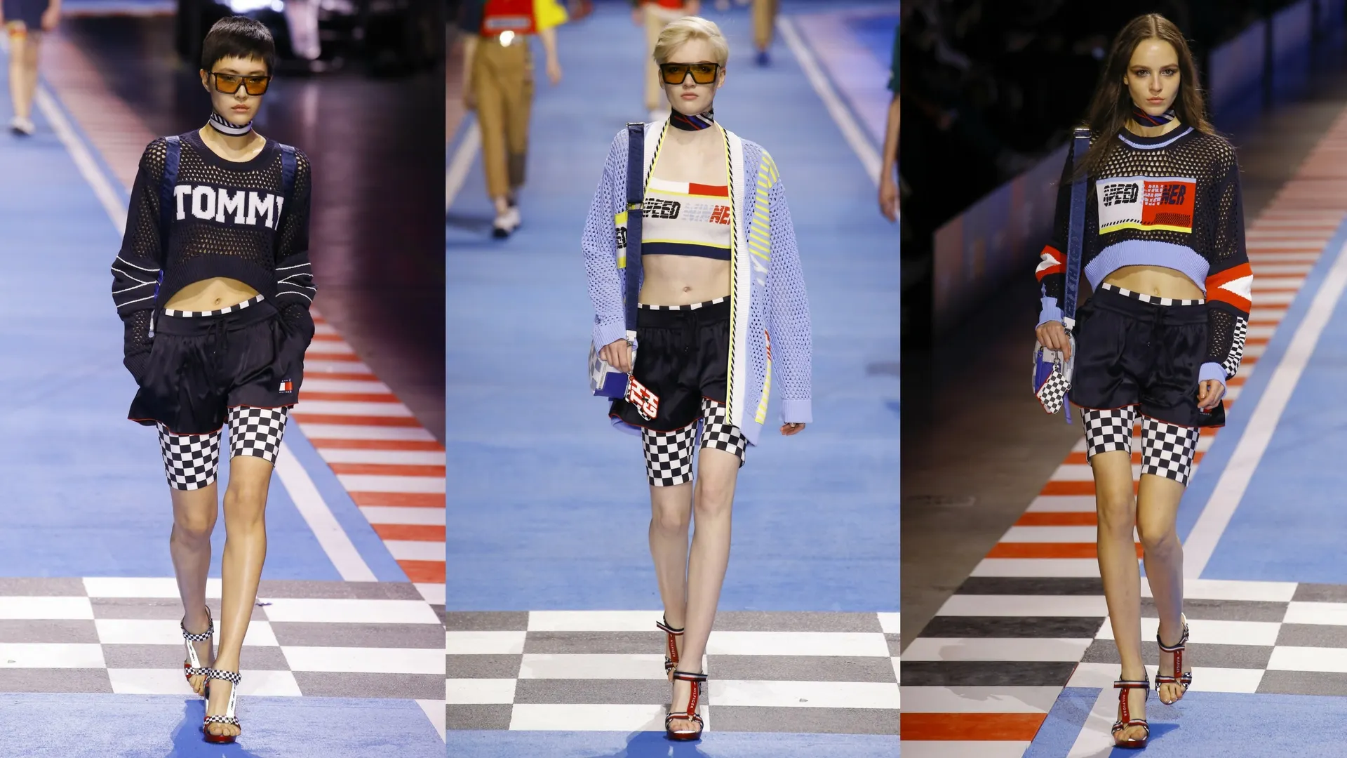 Thương hiệu Tommy Hilfiger biến sàn diễn thời trang thành đường đua công thức 1 