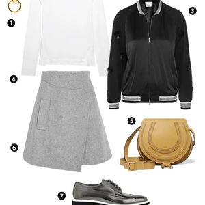 Muôn kiểu mặc đẹp với áo thun trắng 1A6