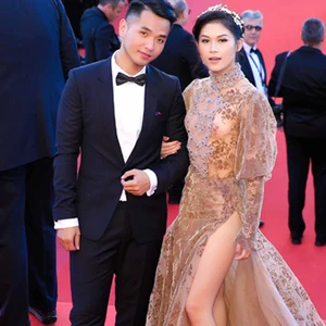 Ngọc Thanh Tâm gợi cảm với đầm haute couture tại Cannes 2017