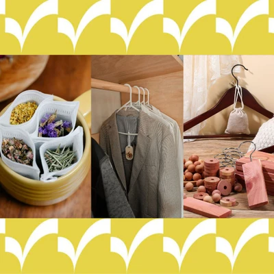 các nguyên liệu tự nhiên khử mùi tủ quần áo