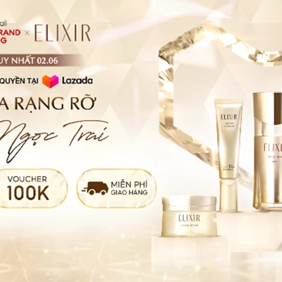 ELIXIR khai trương gian hàng trên Lazada vào ngày 02/06/2022