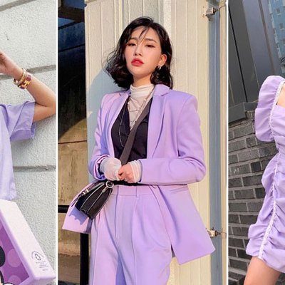 Mặc đẹp với trang phục màu tím lilac