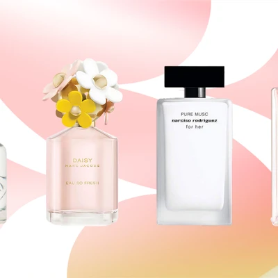 xạ hương - bốn chai nước hoa xạ hương của The Body Shop, Marc Jacobs, Narciso Rodriguez và Lancome