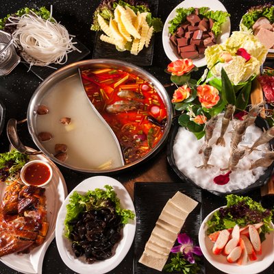 lẩu tứ xuyên và các món đi kèm