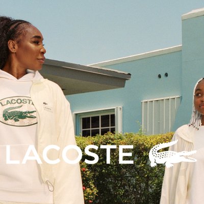 Venus Williams trở thành đại sứ thương hiệu Lacoste Thu Đông