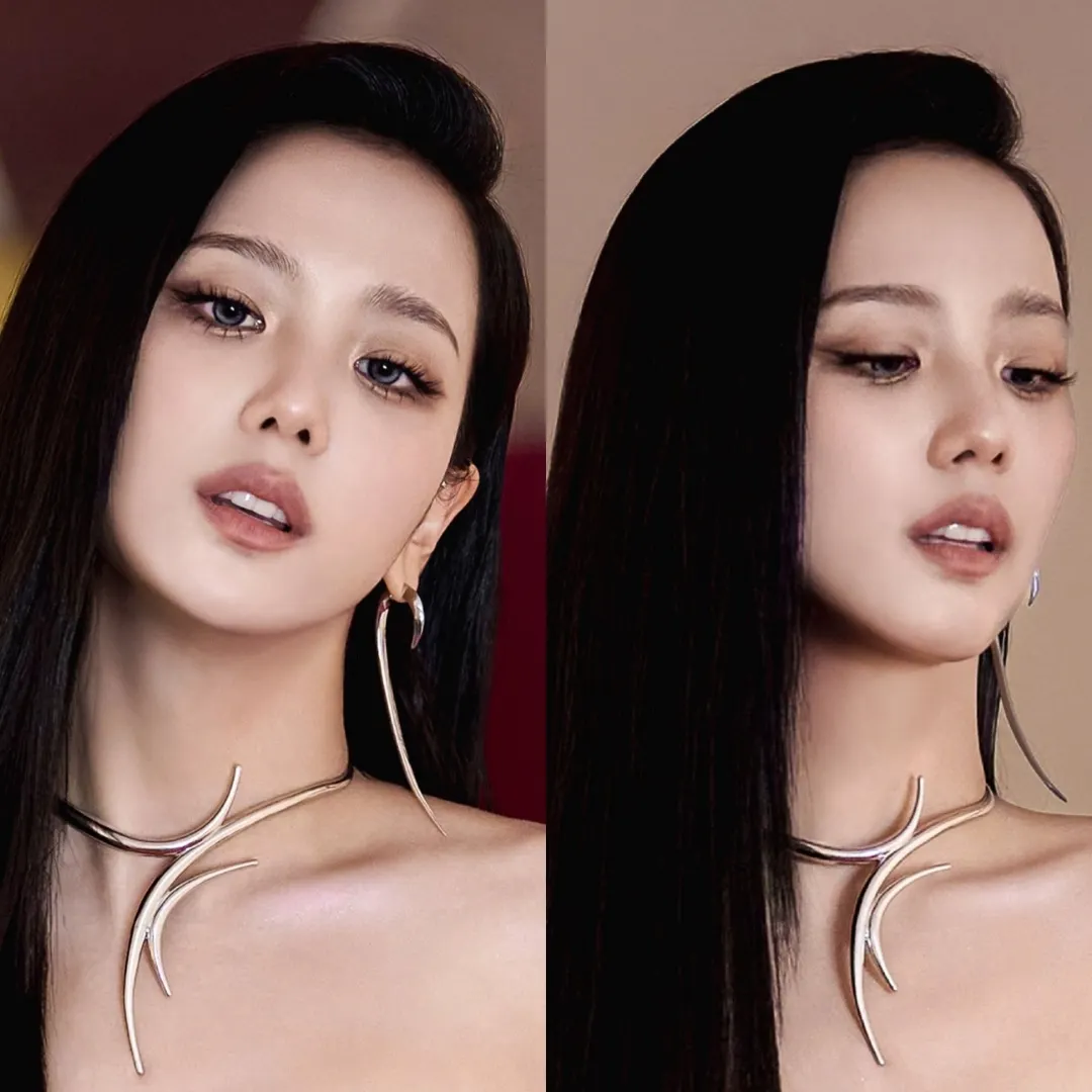 Hình ảnh tạo hình của nữ idol nhóm BLACKPINK khi "nhá hàng" sản phẩm âm nhạc mới.