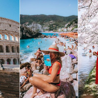 tạo dáng chụp ảnh du lịch Instagram