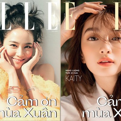 bìa tạp chí elle số tháng 1/2021