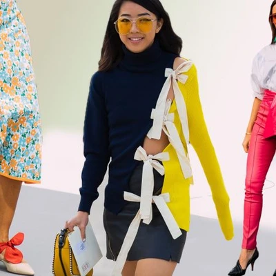Trẻ hoá phong cách thời trang qua xu hướng nơ đang nở rộ khắp làng mốt
