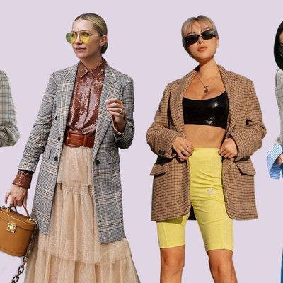 Cô nàng công sở có bao nhiêu cách mặc đẹp với áo blazer kẻ ô?