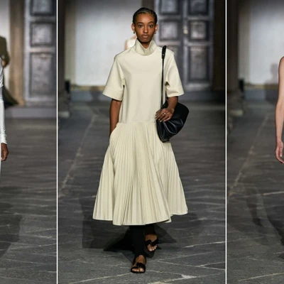 các thiết kế trong bộ sưu tập jil sander xuân hè 2020