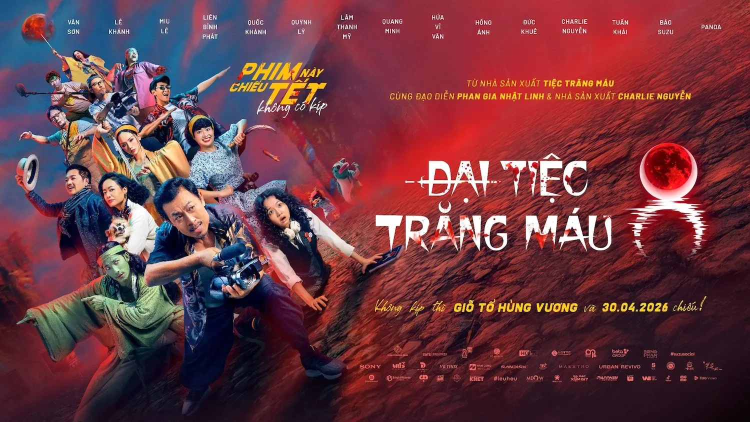 phim việt Đại tiệc trăng máu 8 sở hữu dàn ê-kíp sản xuất kỳ cựu, chính thức ra rạp ngày 24/4. (Ảnh: Page Đại Tiệc Trăng Máu 8 Movie)