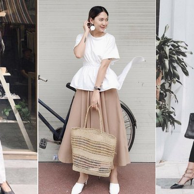 Thời trang tông trắng-đen độc chiếm street style sao Việt nửa đầu tháng 8