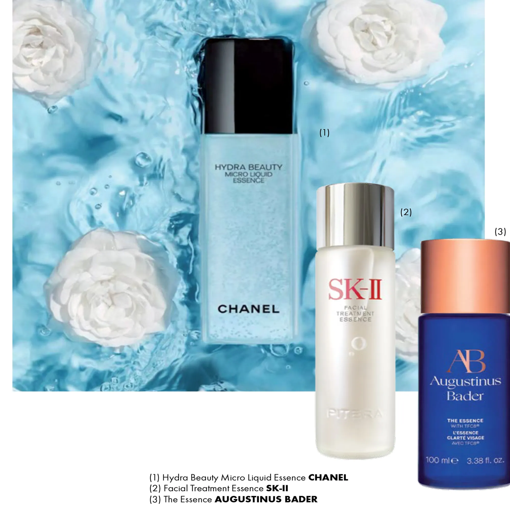 Các dòng essence dưỡng da nổi tiếng