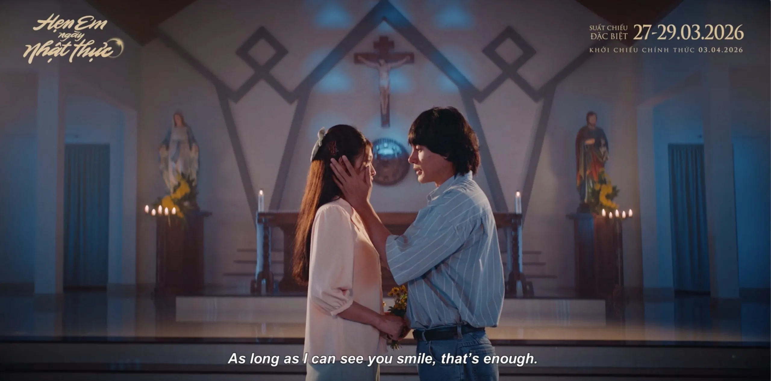 Phim Hẹn em ngày nhật thực xoay quanh chuyện tình bị ngăn cấm thập niên 90.