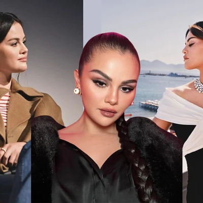 Selena Gomez tết tóc và diện những trang phục khác nhau từ đơn giản đến sang trọng