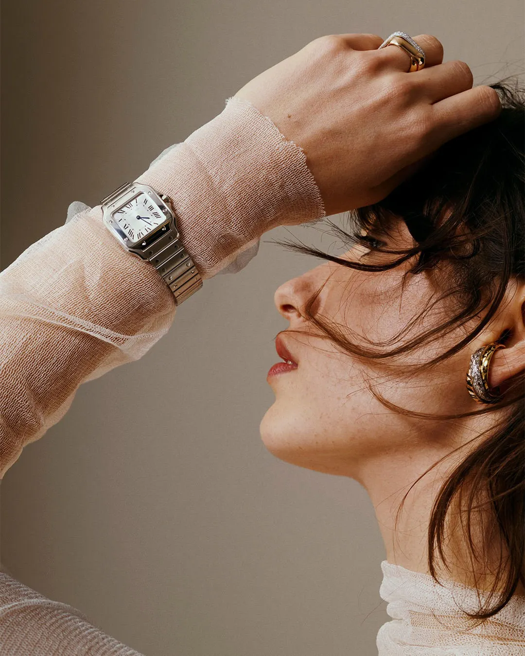 Đồng hồ mặt vuông Cartier