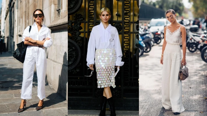 Công thức white-on-white – Bảng phối sành điệu dành cho thời trang mùa cuối năm 2