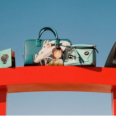 túi xách phim hoạt hình Ghibli x loewe