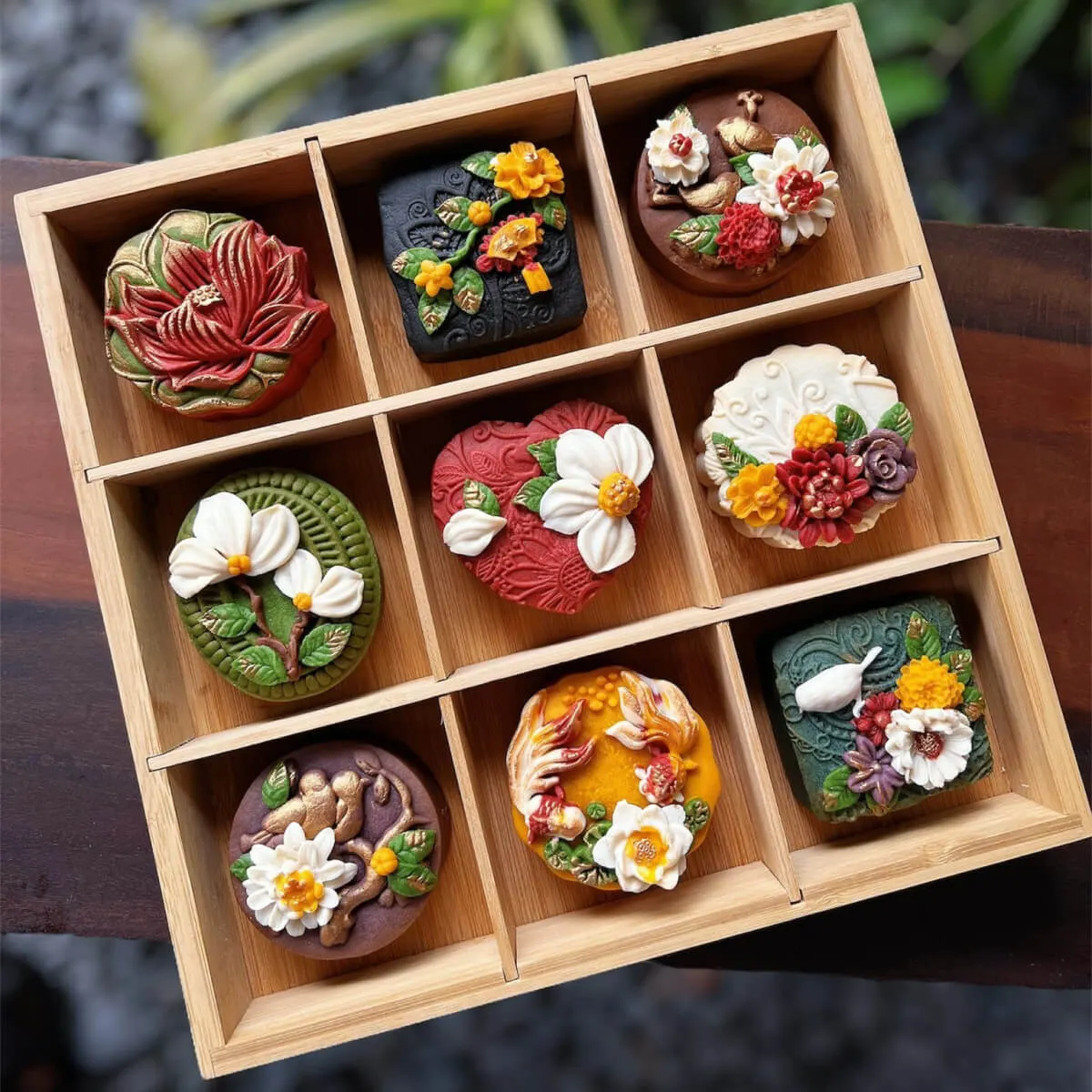 bánh trung thu in 3d nổi